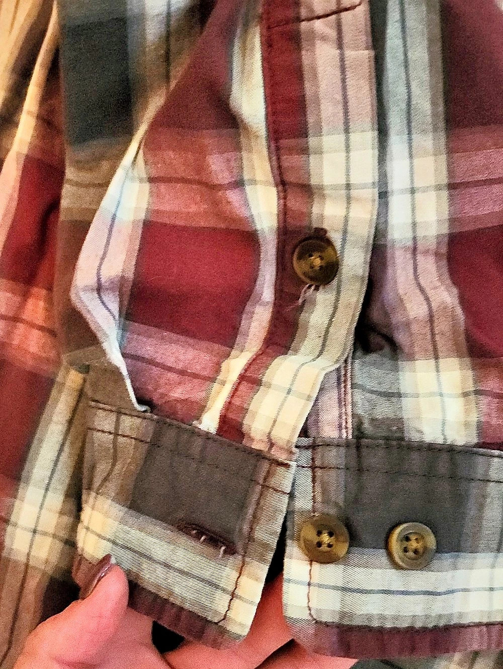 Carhartt Relaxed Fit Plaid Button-Up Shirt 3XL Tall - Picture 5 of 5